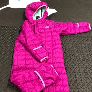 The north face infant snowsuit